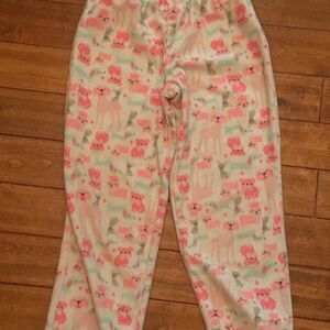 simple joys by carters Size‎ 8 Girls Warm Cozy Puppy Pajama Pants.